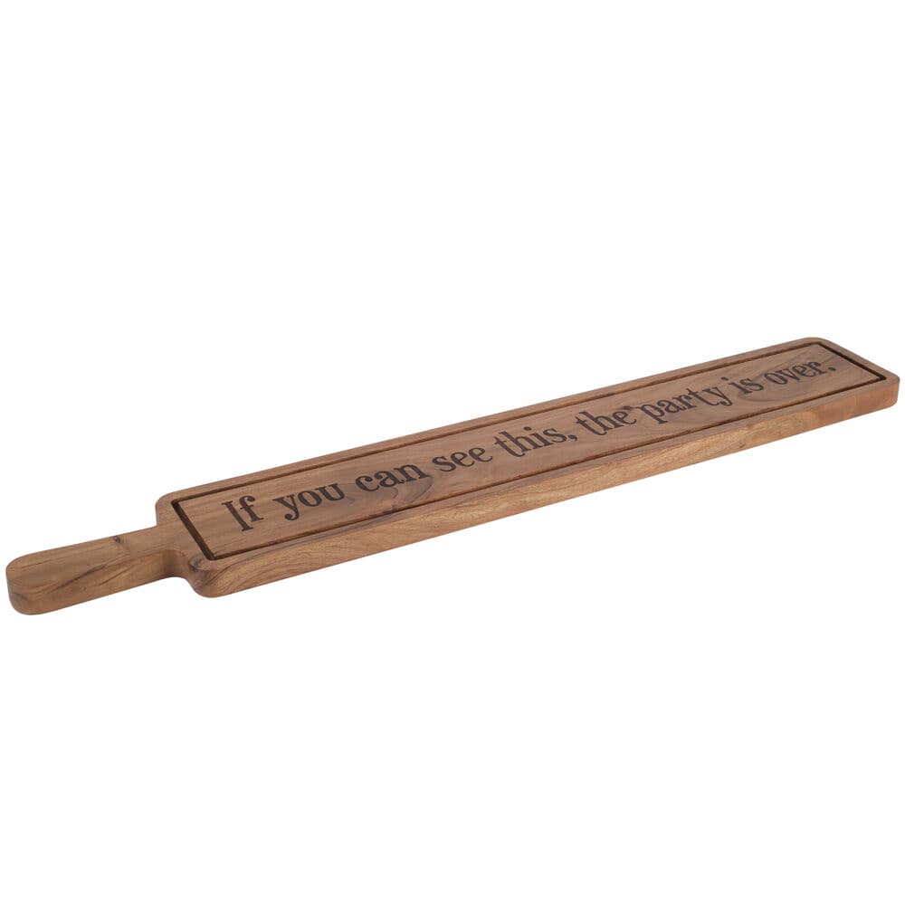 Long Charcuterie Party Serving Board, 33"