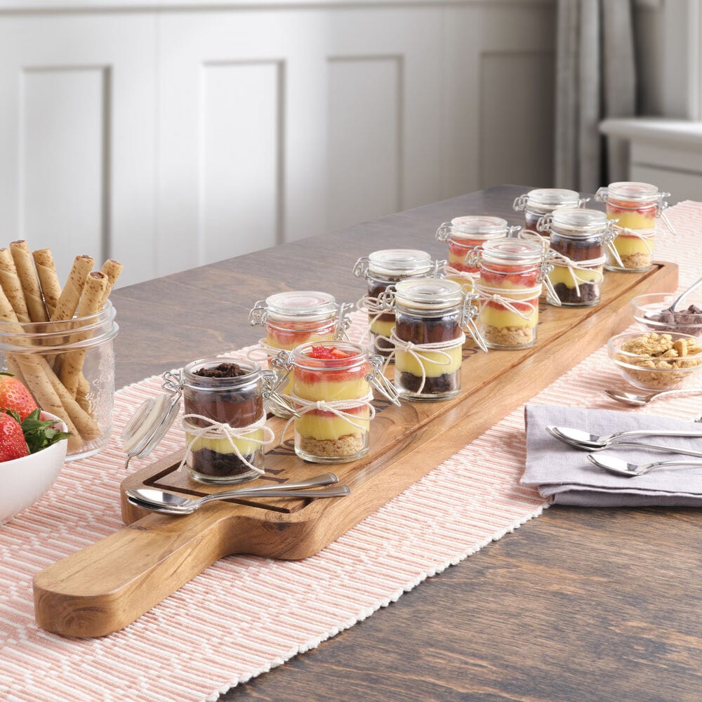 Long Charcuterie Party Serving Board, 33"