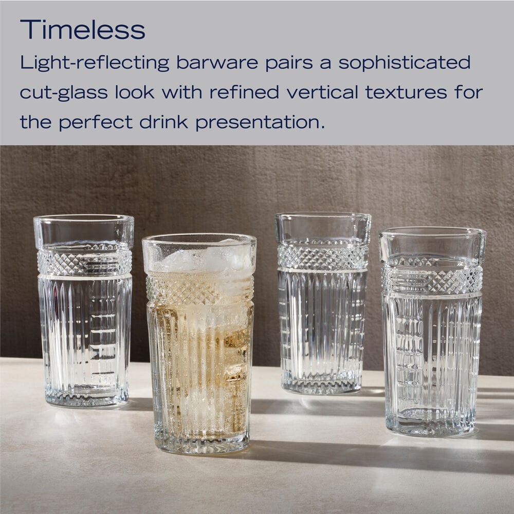 Anchor Set of 4 Highball Glasses