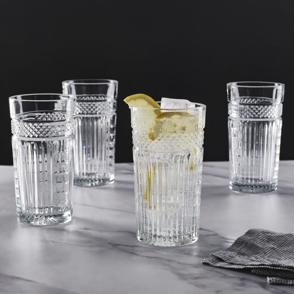 Anchor Set of 4 Highball Glasses