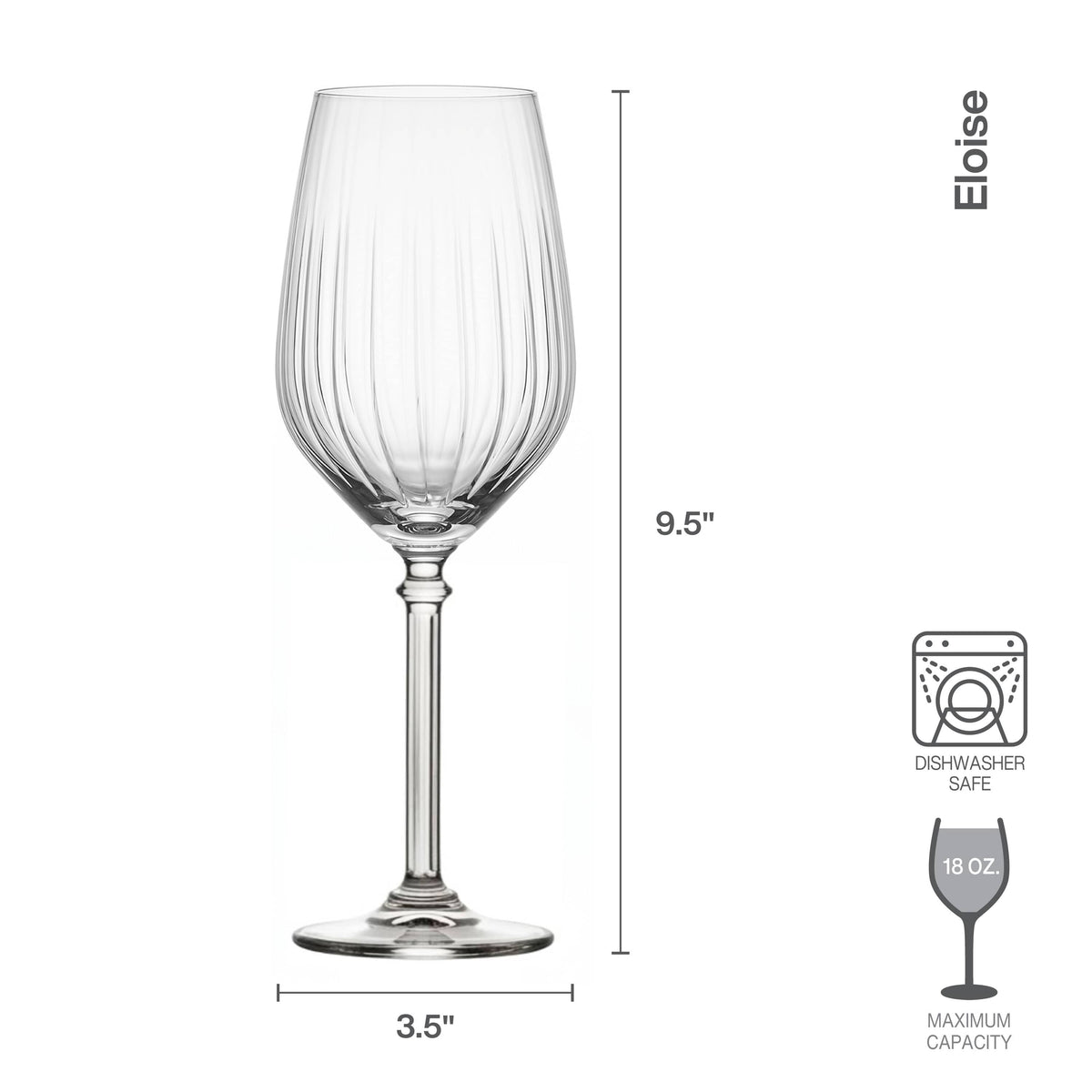 Eloise Set of 2 Wine Glasses