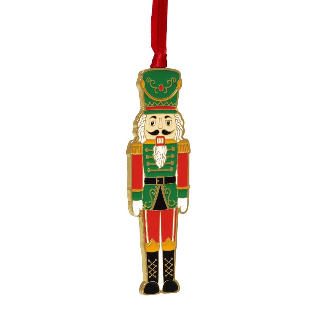 Fitz & Floyd 2026 Gold Plated Enameled Nutcracker Ornament