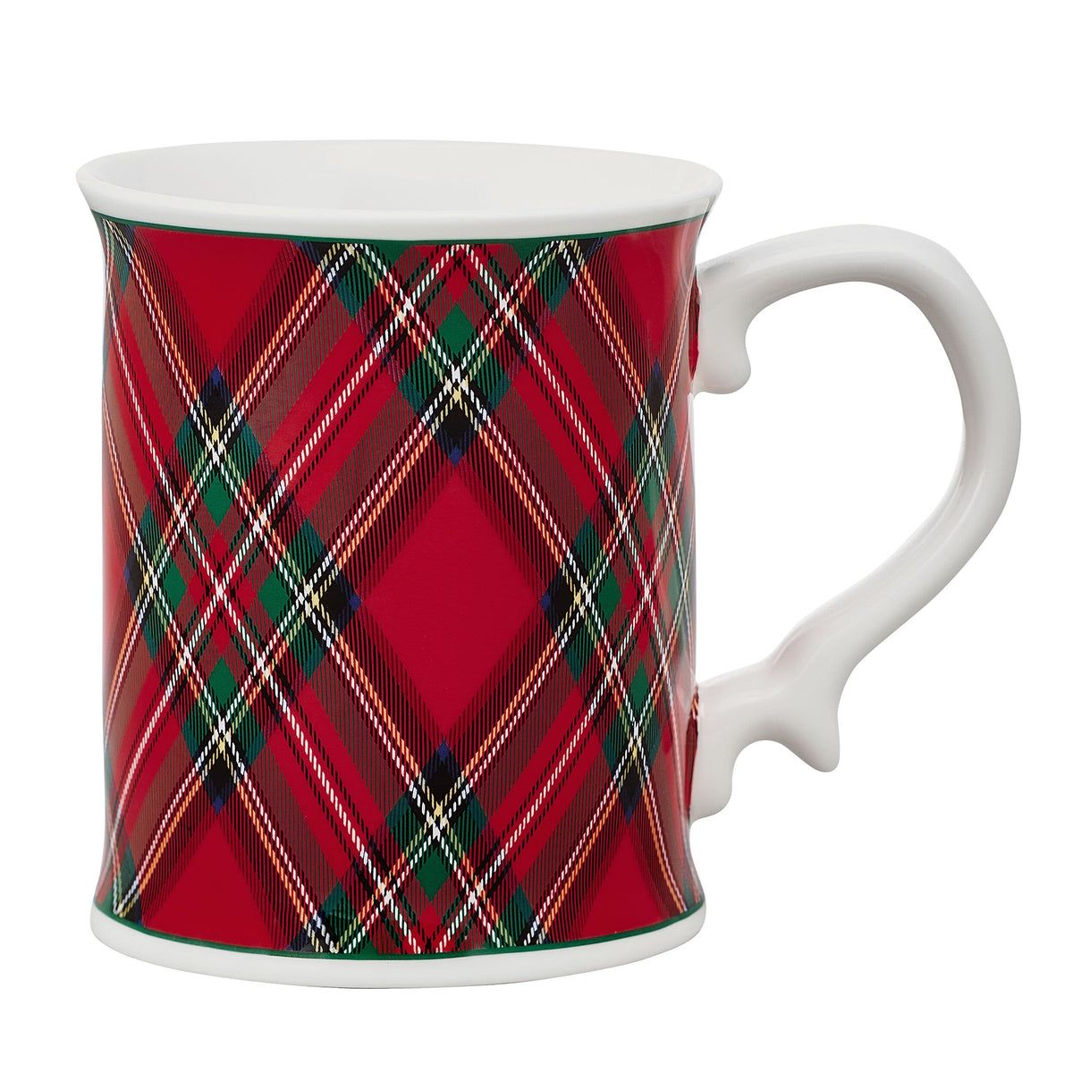 Tartan Red Set of 4 Mugs