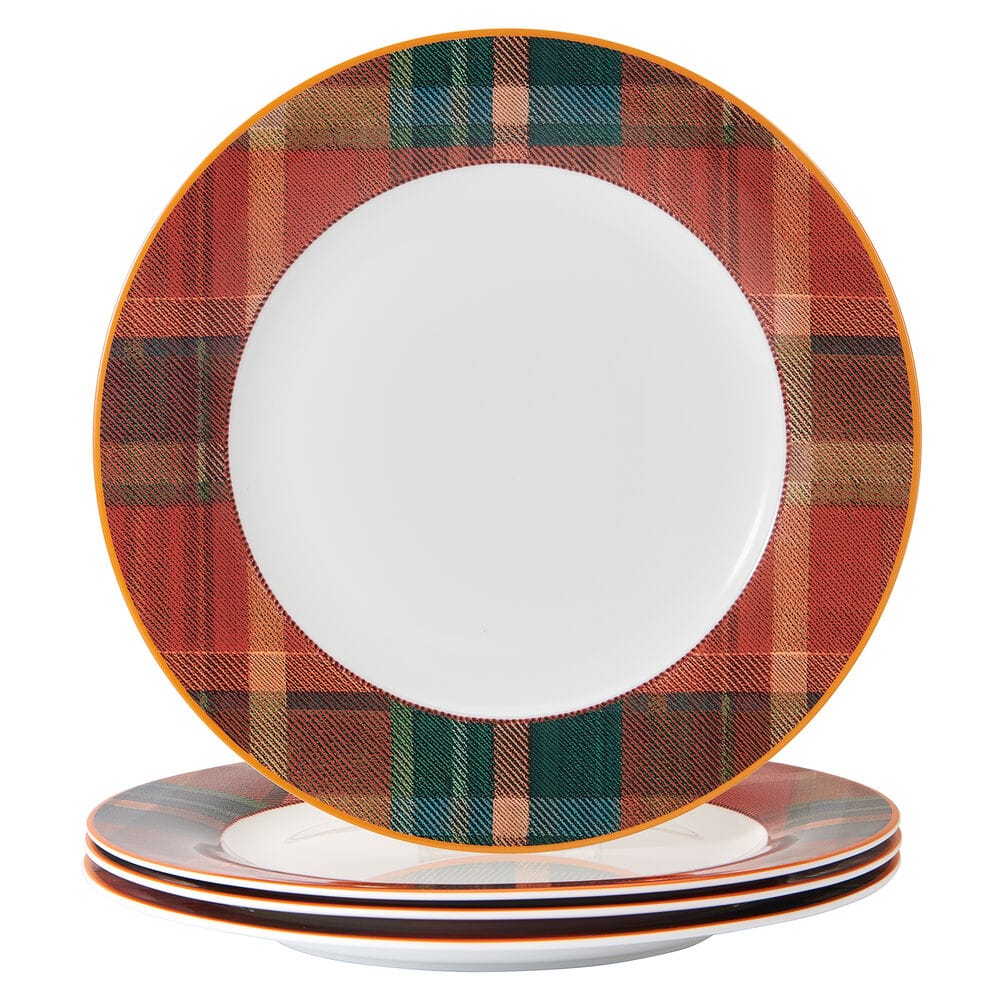 Autumn Bloom Set of 4 Dinner Plates
