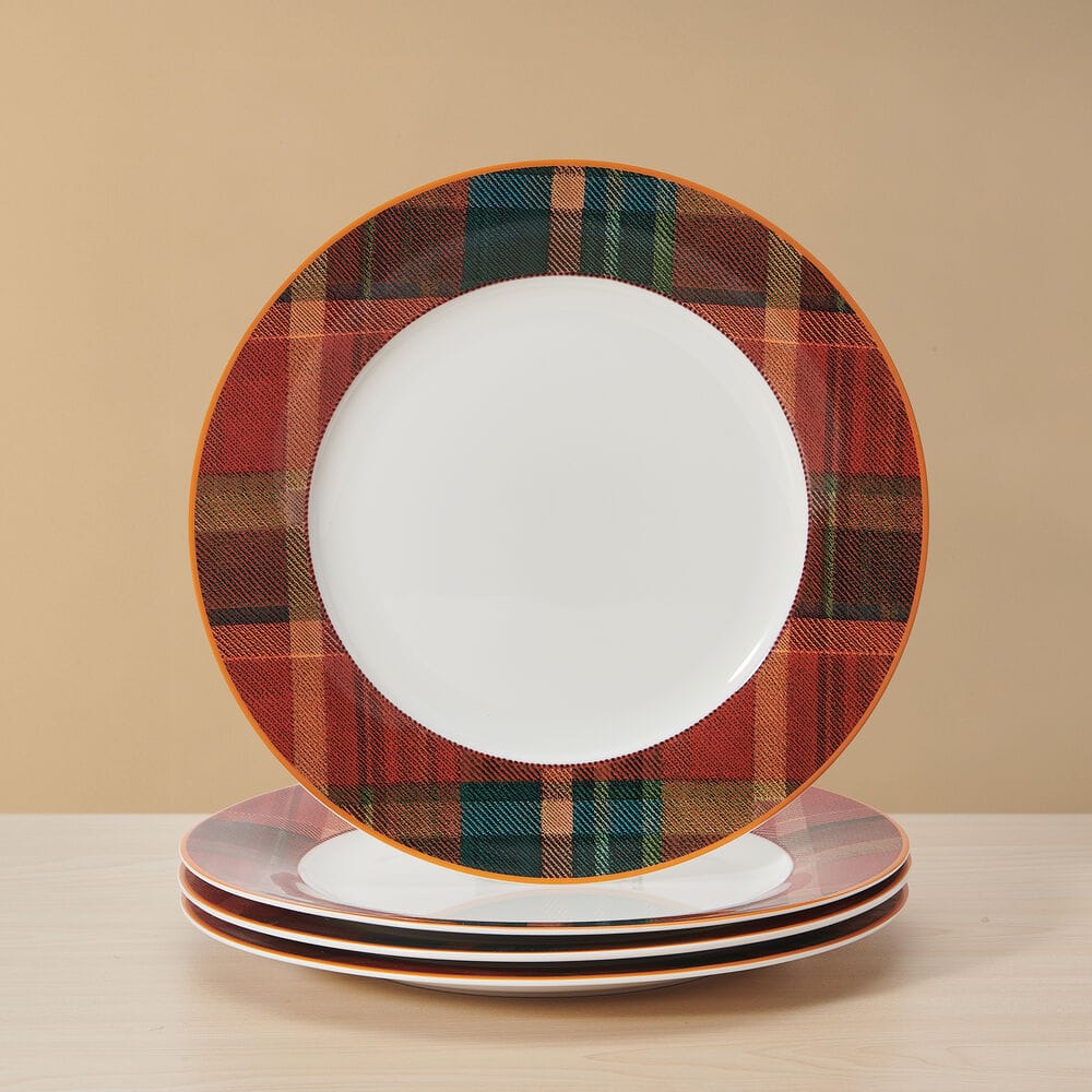 Autumn Bloom Set of 4 Dinner Plates