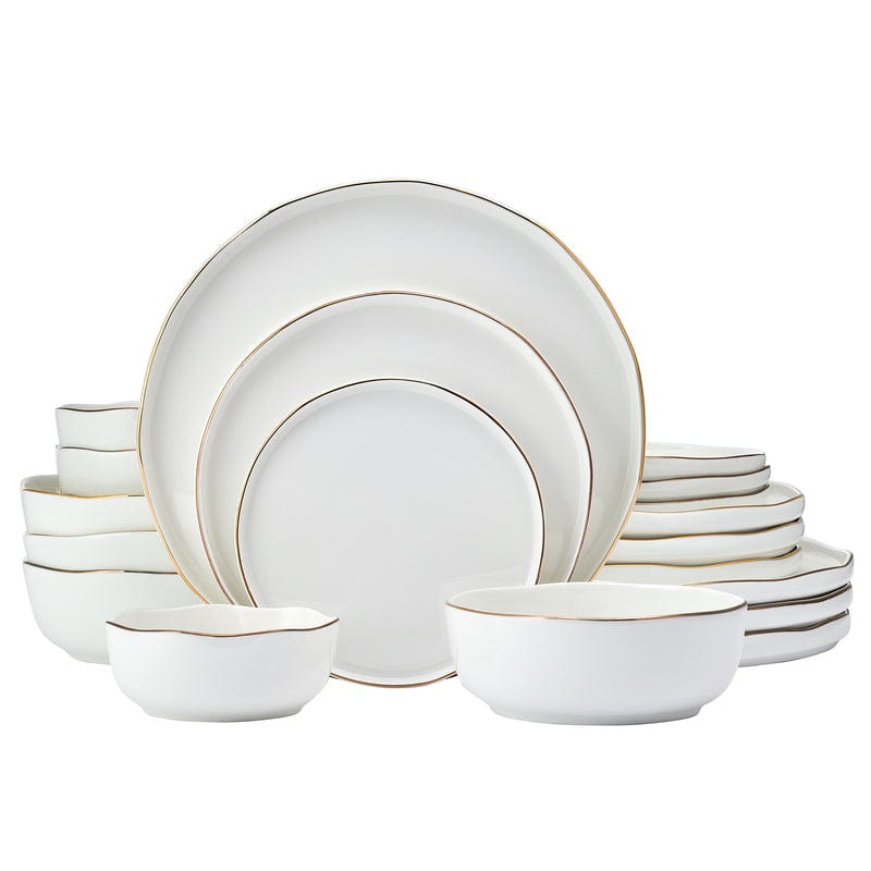Adelaide Gold 20 Piece Dinnerware Set, Service for 4