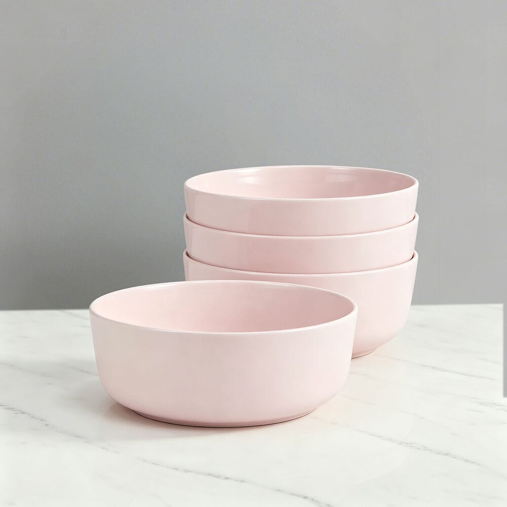 Madison Pink Set of 4 Soup Cereal Bowls