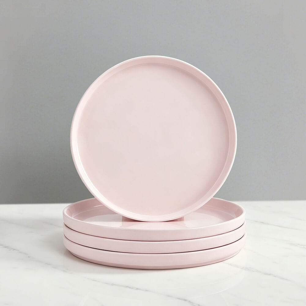 Madison Pink Set of 4 Salad Plates