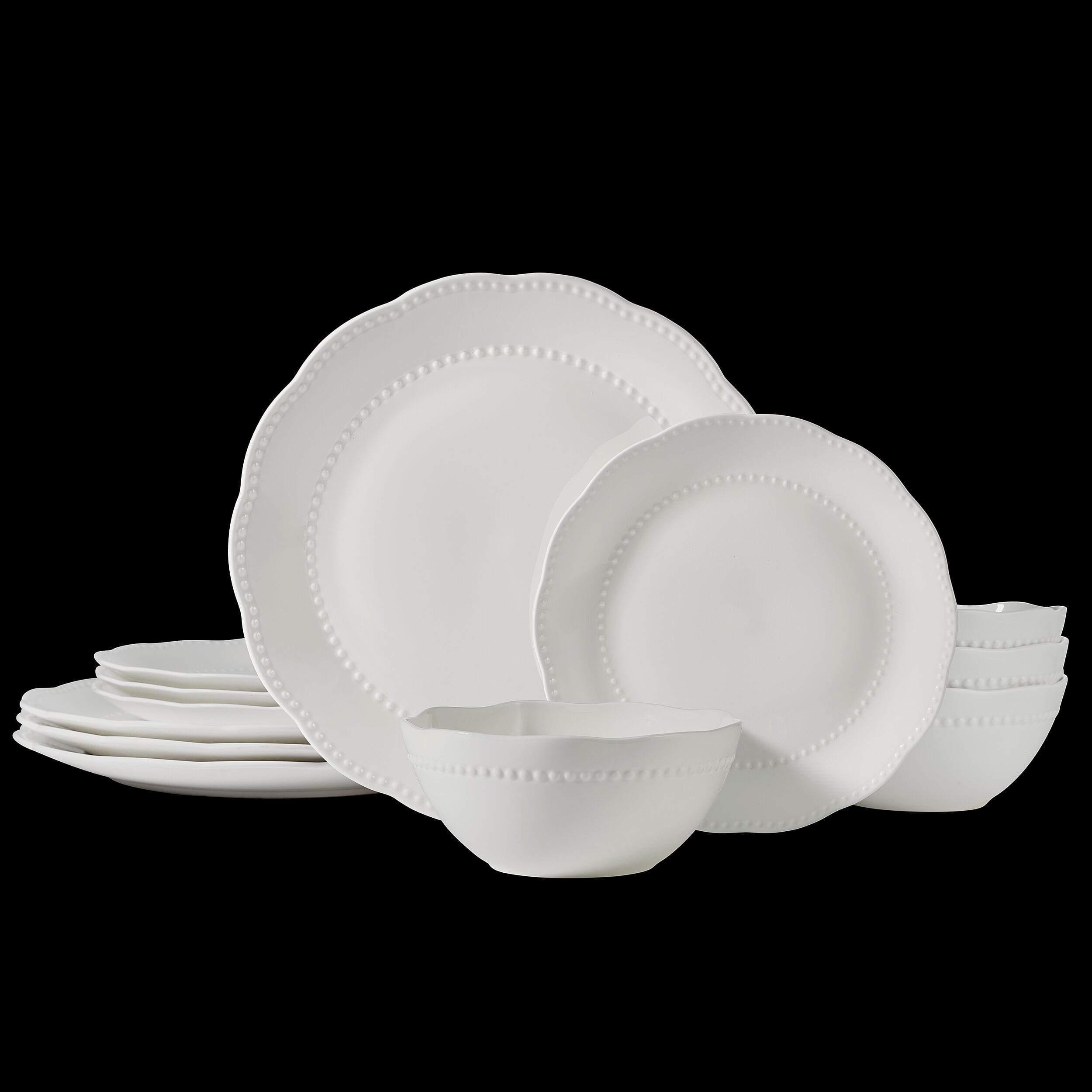 Nova 12 Piece Dinnerware Set, Service for 4