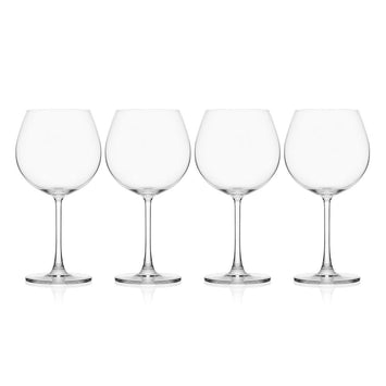 Set of 6 Mikasa Uptown Small Wine Glasses Goblets Drink Glass