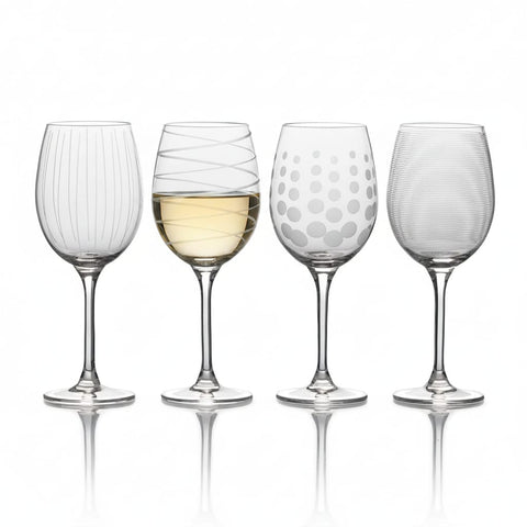 Cheers® Set of 4 White Wine Glasses