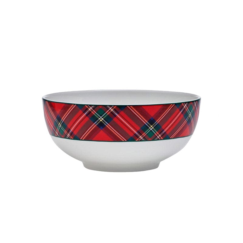 Tartan Red Fruit Bowl