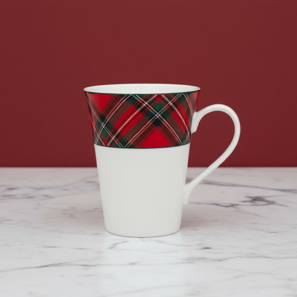 Tartan Red Mug