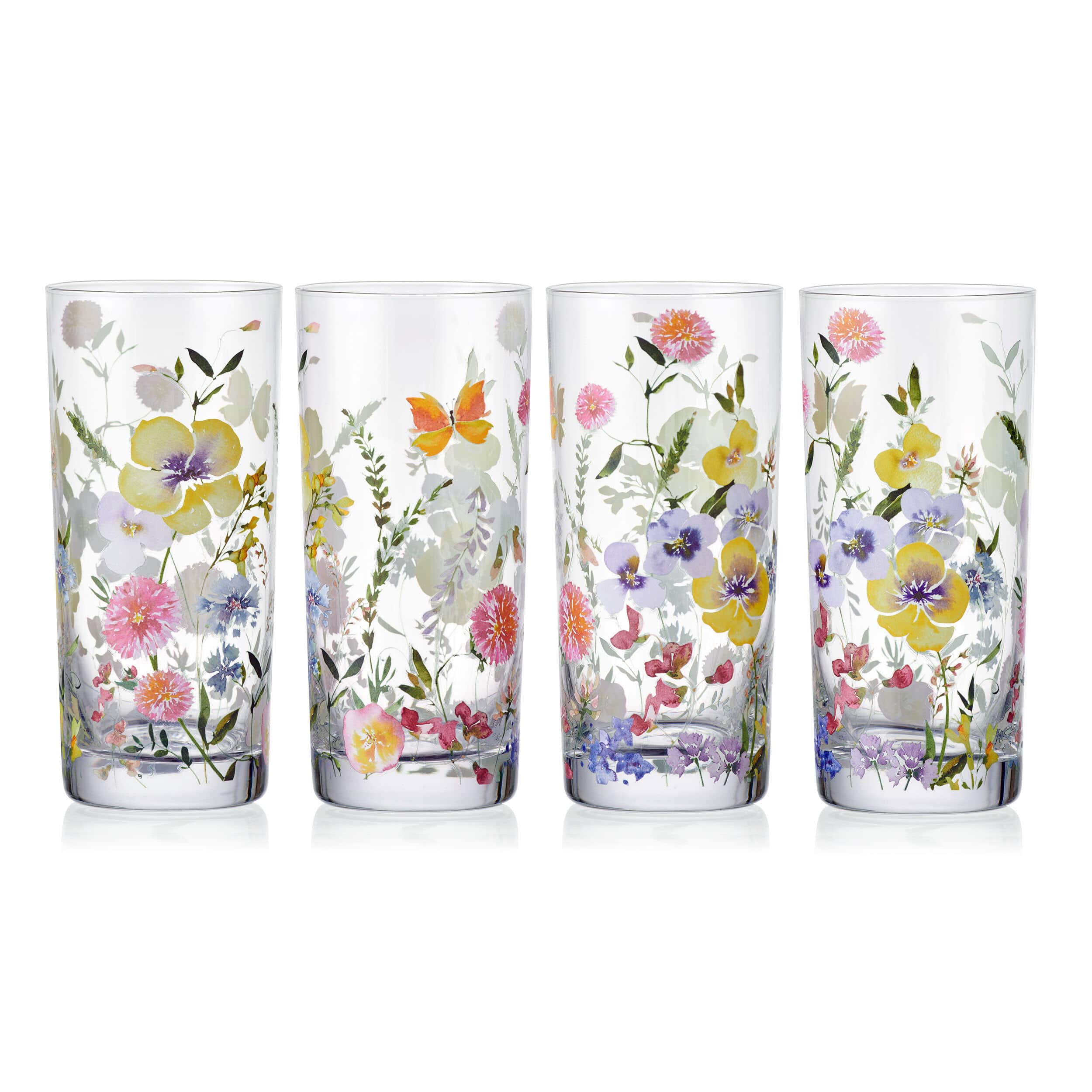 Jolie Set of 4 Highball Glasses