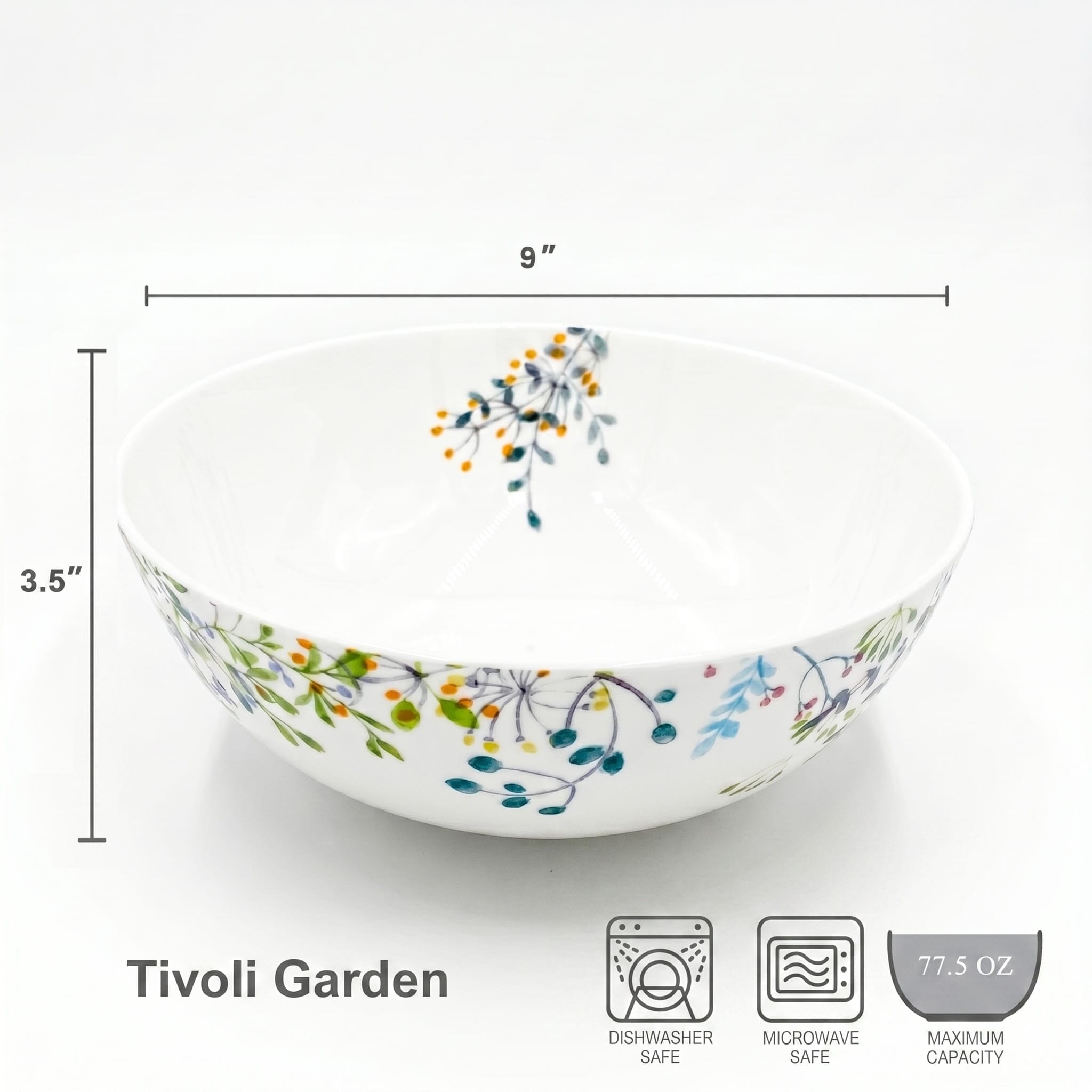 Tivoli Garden Serving Bowl , 9"