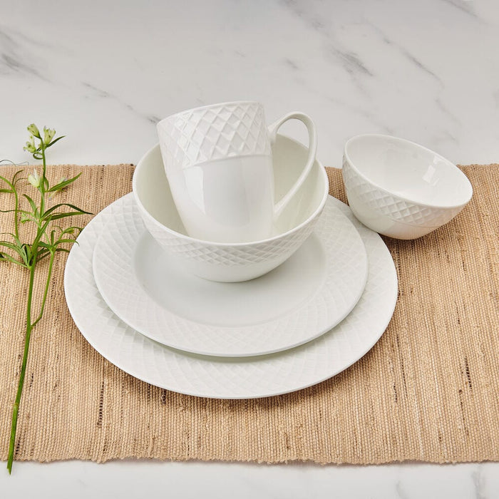 Best HD Pictures about  Mikasa Trellis Bone China 40 Piece Dinnerware Set  with No AI Images