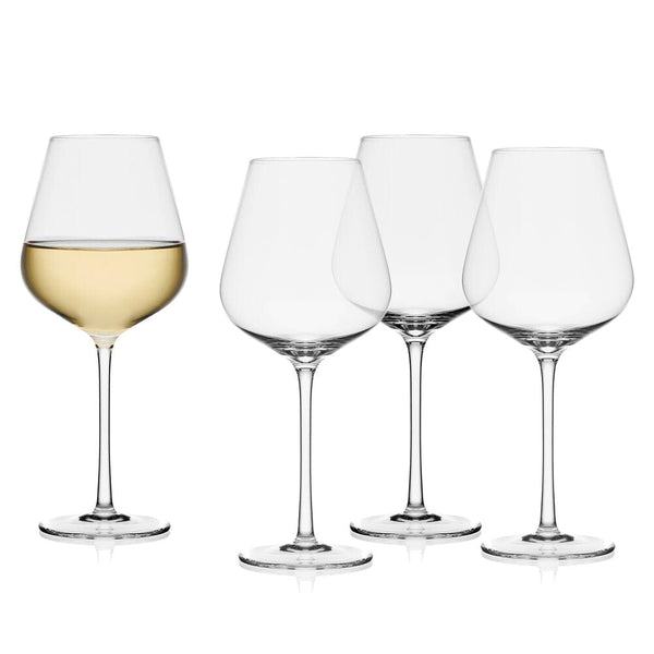 Samantha Set Of 4 White Wine Glasses