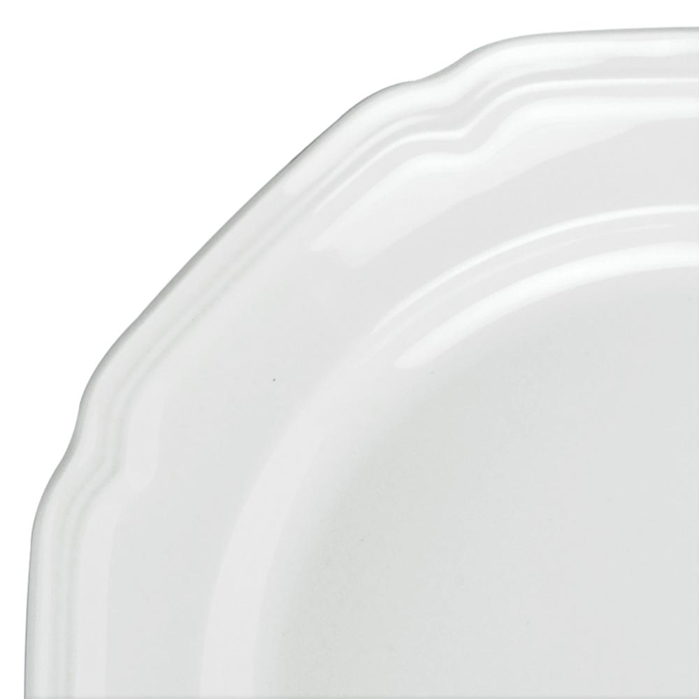 Antique White Dinner Plate