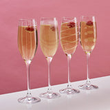 Mikasa Craft Cocktail Spritzer Champagne Prosecco Wine Flute Glasses,  9.5-Ounce, Clear