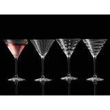 MileagePlus Merchandise Awards. Mikasa Cheers Martini Glasses - Set of 4