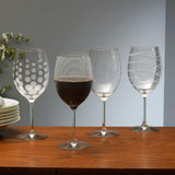 Cora Set of 4 Red Wine Glasses – Mikasa