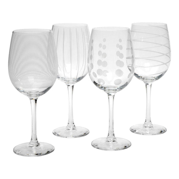 Mikasa® Cheers Set of 4 Red Wine Glasses, Color: Clear