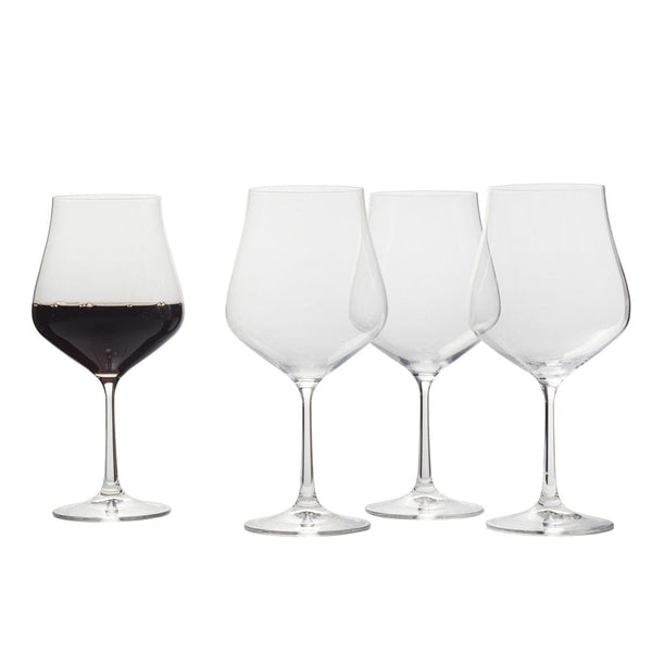 Wine glasses set of 4-Red wine and White wine Thailand