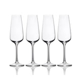 Melody Set of 4 Champagne Flute Glasses – Mikasa