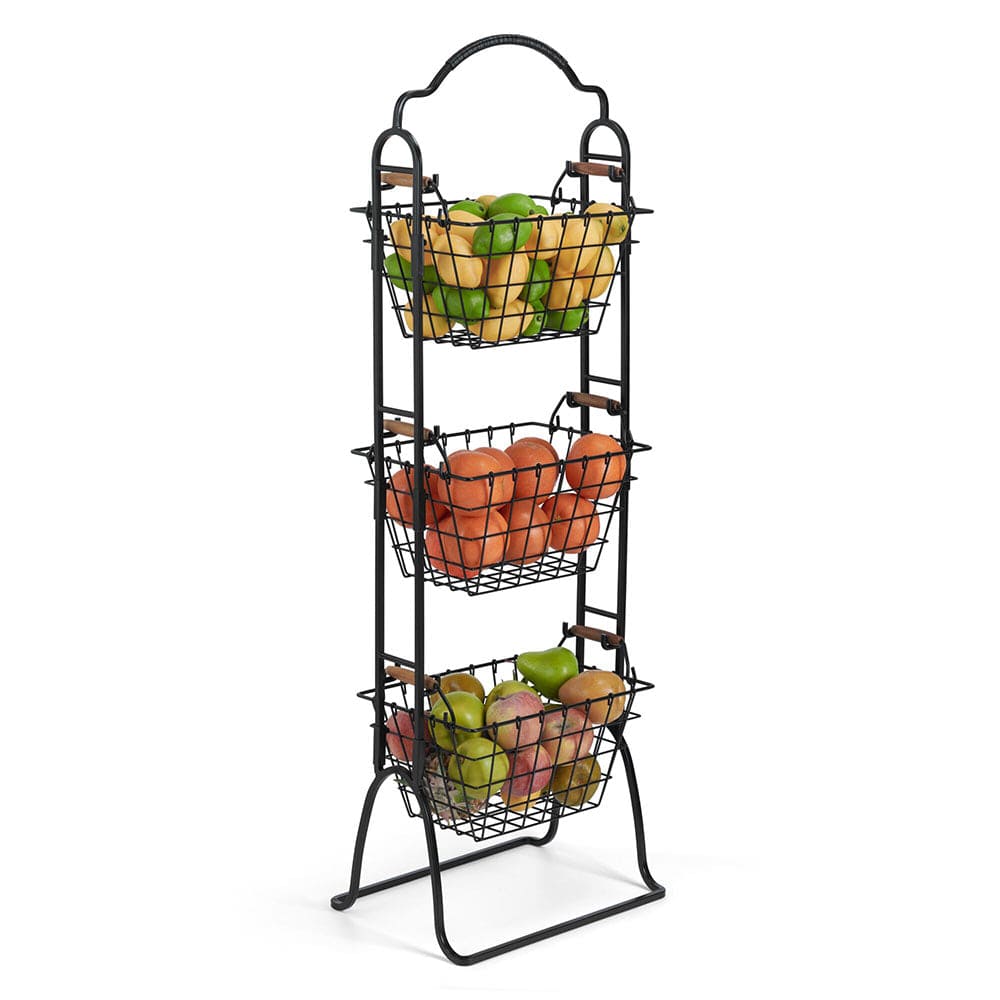 Pacific 3 Tier Adjustable Standing Storage Rack – Mikasa