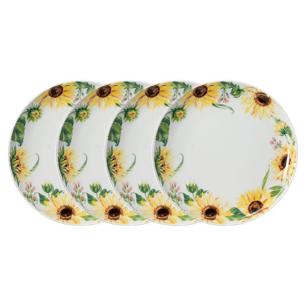4-Piece Scripted Sunflower Stovetop Set