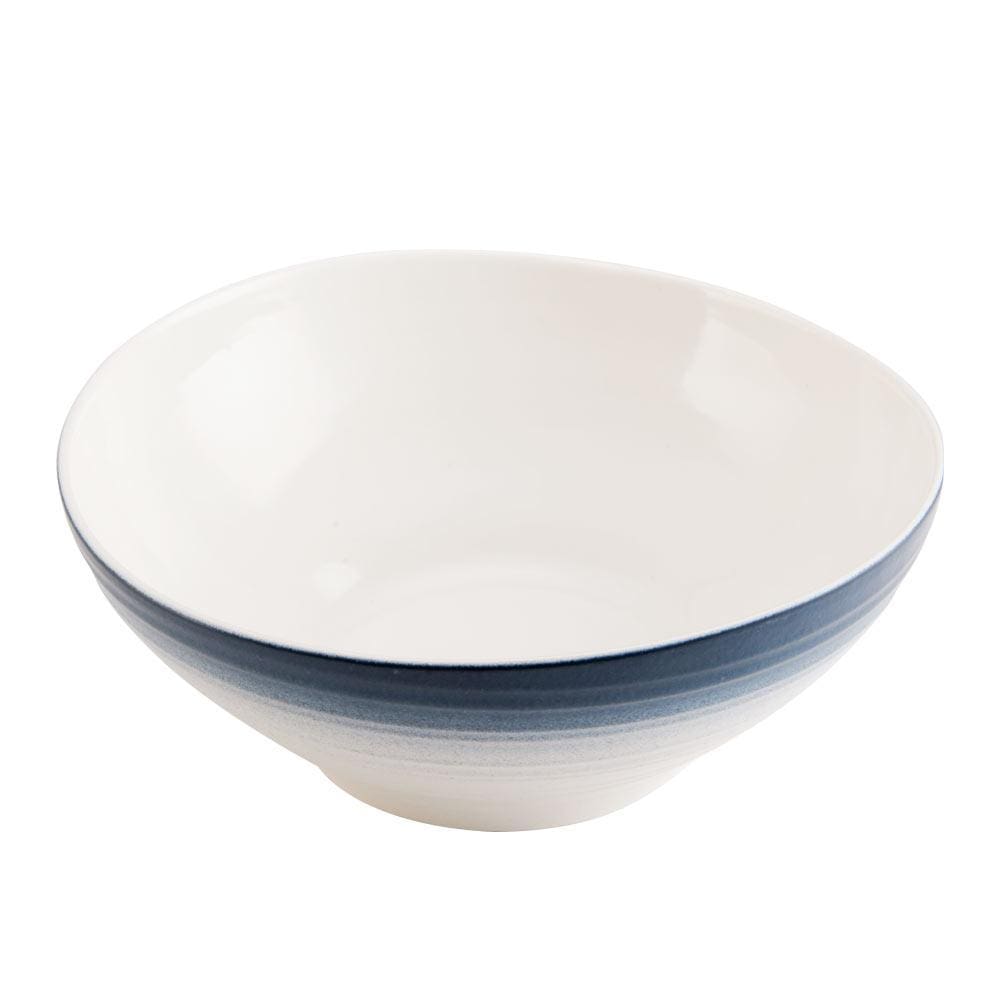 Swirl Ombre Blue Vegetable Bowl